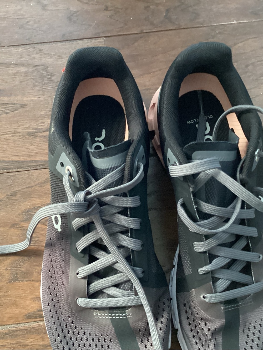 On Running Cloud X 3 Sneakers Womens 8 Black Rose Athleisure Running Shoes - Picture 6 of 9